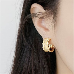 Ear Aeolus örhänge i sterling 18K